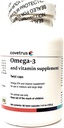 Omega-3 y vitamina Suplemento Twist Caps para perros medianos y grandes 60ct