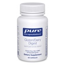 Pure Encapsulations Gluten/Dairy Digest ← Mezcla Única de Enzymes para apoyar la digestión saludable del gluten y el lácteo*  60 Capsules
