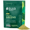 Suja Ecológico Verdes Polvo Probiótico Blend, Spirulina, Bebida Superalimentaria Diaria o Smoothie Mix para Apoyo Inmunitario, Digestión, Energía, Vegan, Gluten Libre, No GMO, 30 Servimientos