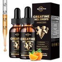 2 Pack Creatine HCL Liquid Drops for Men &amp; Women, 1500mg Liquid Creatine Hydrochloride, High Absorption, 2 Fl Oz, Sugar-Free Orange Flavor
