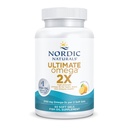 Nordic Naturals Ultimate Omega 2X, Lemon Flavor - 60 geles blandos - 2150 mg Omega-3 - Aceite de pescado de alta potencia con EPA & DHA - promueve la salud del cerebro y del corazón - No GMO - 30 Actuaciones