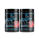 FXSUPPS Catalyft Pre-Workout Powder Drink for Men &amp; Women Blitz Berry Blast Mix with Creatine, Caffeine " Beta-Alanine " Mejor para la bomba de energía, ganancia muscular " Focus, 40 servicios (2-Pack)