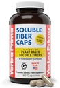 Yerba Prima Soluble Fiber Fórmula Capsules, 180 Conde - Premium Dietary Fiber Supplement, Natural, Concentrated Soluble Fiber, Gluten Free, Non-GMO, Made in USA