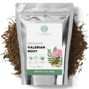 Elanen Naturals Orgánica Valerian Root 4 oz. (113g), USDA Certified Organic Valerian Root Herb Tea, Te De Valeriana Para Dormir, Valarian Officinalis Whole Loose Leaf, Cut &amp; Sifted