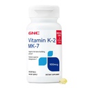 GNC Vitamina K-2 100mcg, apoya el proceso de construcción de bonos, 60 Softgels