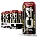 Cellucor C4 Ultimate x WWE ← Pre Workout Sugar Free Energy Drink ¦ Tri-Stim Experience with 300mg Caffeine + TeaCrine + Dynamine ← Berry Powerbomb ← 16oz (Pack of 12)