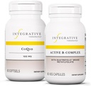 Conjunto de Terapéutica Integrativa con Complejo B Activo, 60 cápsulas " CoQ10 (100mg), 60 Softgels - Complejo B Activo para apoyar el metabolismo energético* - CoQ10 para apoyar la salud cerebral*