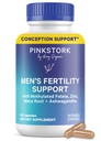 Suplementos de fertilidad de esterk azul para hombres - apoya la concepción para él - Vitaminas prenatales masculinas con raíz de Maca, Ashwagandha, Folate, B12 - Sperm Heath, Drive, Motilidad - 60 cápsulas