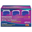 Ohm Omeprazole 20mg, 42 Tablas de liberación retardada, Reductor de ácido para la quemadura cardíaca frecuente, Medicina de las quemaduras cardiacas de 24 horas, ayuda a aliviar el malestar estomacal (6 semanas de suministro, 42, conteo)