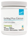 XYMOGEN OptiMag Plus Calcium - Powder Magnesio de gran tamaño con Calcio para soportar comportamientos calmantes, Mood saludable, Bone saludable + función muscular - Pear Flavor, con Magesium Malate (7.2 oz)