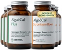 ALGAECAL - Bone Builder Pack for Bone Density, Clinically Supported Plant Based Calcium Supplements " Strontium, Vitamins K2, D3, Magnesium " 16 Minerals, 3-Month Supply, Made in USA