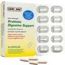 GeriCare Probiotic Digestive Support ← Extra Strength 20 Billion CFU Lactobacillus Rhamnosus R-11 Daily Probiotic  Keep Your Digestive System Balanced ← 30 Capsules