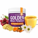 Turmaquik 3.2 Unce Organic Golden Moon Milk Powder - Super Sleep Blend with Melatonin, Valerian, Chamomile, Lemon Balm, Turmeric, Ginger, Black Pepper, Curcumin, Cinnamon y Cardamom