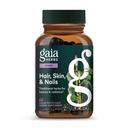 Gaia Herbs Hair, Skin & Nails - Suplemento para apoyar la piel sana, el pelo y la salud de uñas* - Astaxanthin, Horsetail, Gotu Kola & Burdock - 60 Vegan Liquid Phyto-Capsules (30 Servimientos)