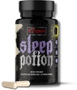 Poción de sueño, Melatonin-Free Sleep Support Capsules 120 Conde, Magnesium Glycinate L-Theanine Zinc Glycinate Chamomile Jujube Seed Lemon Balm, 30 a 40 Servings, Gluten Free