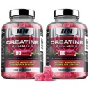 Iron Labs Nutrition Creatine Monohydrate (180 Gummy Bears) - 3600mg Por Serving - Strawberry Flavor - High Strength Creatine for Men &amp; Women (180 Vegan Gummies)