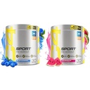 Cellucor C4 Sport Pre Workout Powder Bundle - Blue Raspberry+Watermelon - Pre Workout Energy with Creatine + 135mg Caffeine y Beta-Alanine Performance Blend - NSF certificado para Sport 30 Servings