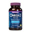 BlueBonnet Nutrition Omega-3 Brain Formula Natural Wild Caught Triglyceride Form DHA 1000 mg EPA 210 mg, Highly Concentrated Cognitive Health & Wellness Support Supplement, Gluten-Free Softgel, Yellow/Clear, Lemon, 120 Conde