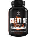 Natures Craft High Strength Tri Phase Creatine Tablets for Women &amp; Men - Fórmula Blend of Creatine Monohydrate, 300mg HCL & Pyruvate Supplement - Muscle Mass Gain &amp; Recovery Supplement - 240 Tablets