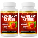Raspberry Ketone Capsules, All-Natural Formula, May Support Active Healthy Lifestyle, 1000 mg Suplemento, 120 Capsules (No Vegan), 4 Month Supply, Vegan Raspberry Ketone, Non GMO