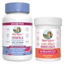 MaryRuth Organics Prenatal Postnatal Multivitamin Gummies (Strawberry) " Women's 3-in-1 Daily Probiotic Capsules ← Clean Label Project Verified® ← Breastfeeding " Gut Health TEN Vegan, Non-GMO