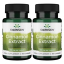Extracto de canela de Swanson (250 mg, 90 cápsulas) (2 Pack)