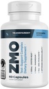 Laboratorios transparentes ZMO - Muscle Builder for Men &amp; Women with Zinc, Magnesium Glycinate, " Oyster Powder for Muscle Recovery - 60 Count