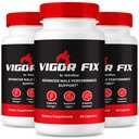 (3 Pack) Vigor Fix Male Supplement, VigorFix Pills for Men, Daily Nutrition for General Health and Wellness, Vigor Fixed Support Capsules for Confidence and Energy, Reviews (180 cápsulas)