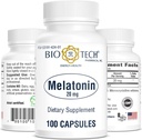 Bio-Tech Pharmacal Melatonin (20mg, 100 cápsulas)