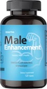 Suplemento de testosterona para Hombres – Tongkat Ali, Maca, L-Arginine HCI reducida Ginseng for Energy, Stamina ' Endurance, Non-GMO, Gluten-Free, 120 Tablets(60-Day Supply)