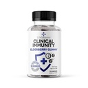 LifeSeasons Clinical Immunity - Elderberry Gummies - Supports a Healthy Immune System - 25 Elderberries Por Gummy - Maltodextrin-Free - Vitamina C, Vitamina D3, Zinc &amp; Elderberry Extract - 75 Gummies