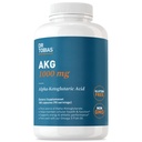 Dr. Tobias AKG Supplement 1000mg Por Serving, Bioavailable Alpha Ketoglutaric Acid, Supports Cellular Energy & Nitric Oxide Flow, Vegan, Gluten-Free, Non-GMO, 180 Capsules, 90 Servings