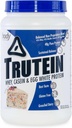 Nutrición corporal Trutein High Protein Powder: 45% Whey, 45% Casein, 10% Egg White Protein Shake Mix, Gluten-Free, Low Sodium, Low Carb Protein Supplement Powder for Men &amp; Women, Birthday Cake, 2lb