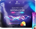 Electrolitos Hydration Packets - Keto Recovery Powder con Potasio, Magnesio, Sodio, Zinc &amp; Vitamina C, Sin azúcar, Hydration Electrolyte Liquid Drink Mixes, Vegan, Strawberry Lemon (32 Pack)