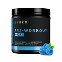 Kaged Sport Pre Workout Powder for Men &amp; Women, Blue Razz, Sport Certified, 188mg Caffeine, Nitric Oxide Supplement, Beta Alanine for Energy, Weightlifting, Cardio Endurance &amp; Strength, 20 Servings