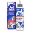 Cat &amp; Dog Ear Cleaner gotas &amp; Wash Solution - Tratamiento de la infección de la levadura y el dolor de oído para mascotas - Wax Remover &amp; Flush Remedy for Any Pets