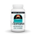 Fuente Naturales L-Tryptofan, para Mood, Relax y Dormir*, 500mg - 120 Capsules