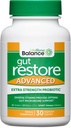 Drew Sinatra’s LifeBiome Gut Restore Advanced, Maximum Strength Microbiome Probiotic with Fermented Botanicals, 11 Multi Strains, 30 Once-Daily Capsules, Vegetarian, Soy-, Dairy-, y Gluten Free