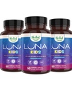 Anidado Naturales Luna Niños Suplemento de sueño - para niños y adultos sensibles a la melatonina - Suplemento Herbal suave con manzanilla, melatonina, " Valerian - 180 Chewable Tablets (60 Por Bottle)