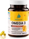 VEDAPURE Omega 3 cápsulas de aceite de pescado