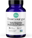 Ora Orgánico Probióticos con Prebióticos para la Salud Digestiva 16 Billones CFU - Confía en tu Gut - Strains - Acidophilus Lactobacillus Breve Bifidum Lactis