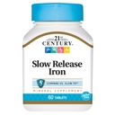 21st Century Slow Release Iron Tablets, 60 Conde