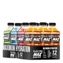 ELECTROMAX SUERO - Zero Sugar Electrolyte Drink – 12-Pack Mix (21.3 Fl Oz Cada uno), Hydration for Sports, Recovery, and Daily Use – Magnesium, Potassium, Zinc, Calcium – Zero Calories. (Mix Pack)