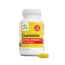 Terry Naturalmente Curamin Extra Strength - Curcumin &amp; Boswellia Suplemento para la Circulación Saludable Apoyo - Suplemento Turmérico para las articulaciones de apoyo, salud muscular " Producción endorfina - 120 Tabletas