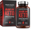 Vitamina Bounty Burn On Thermogenic Keto Fat Burner for Men & Mujer - Weight Loss Suplemento con Raspberry Ketones - Metabolism Booster, Energy Pills, Appetite Suppressant - 60 cápsulas