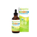 LiviaOne Probióticos líquidos diarios, Probióticos orgánicos certificados por USDA, Probiótico vegetariano libre de alérgenos y gluten para mujeres y hombres, no transgénicos y brutos, 4 Fl Oz (Pack of 1)
