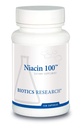 BIOTICS RESEARCH Niacin 100, 100 Milligram Niacin, Vitamin B3, HDL, Triglyceride, LP, 150 Capsules