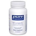 Encapsulaciones puras NR Longevity - apoya el envejecimiento saludable. Reposición de NAD+ " Función mitocondrial* - con NIAGEN - Gluten Free, Non-GMO, Hypoallergenic - 60 cápsulas