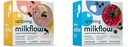 UpSpring Milkflow Breastfeeding Suplemento Bebidas Mezclas TEN Fenugreek-Free TEN Moringa Silencio Elderberry Lemonade & Blueberry Acai Flavors TENIDO Lactation Supplements*