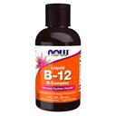AHORA Suplementos de alimentos, vitamina B-12 Complejo líquido, producción de energía*, salud del sistema nervioso*, 2 onzas